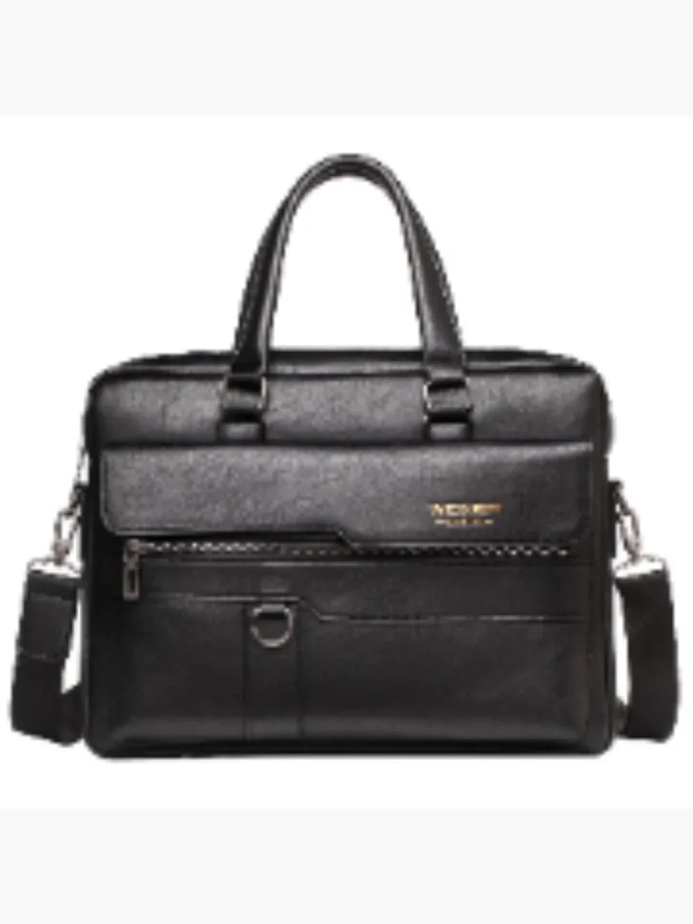 PU Leather Messenger Crossbody Bag Laptop Briefcase 14 inch